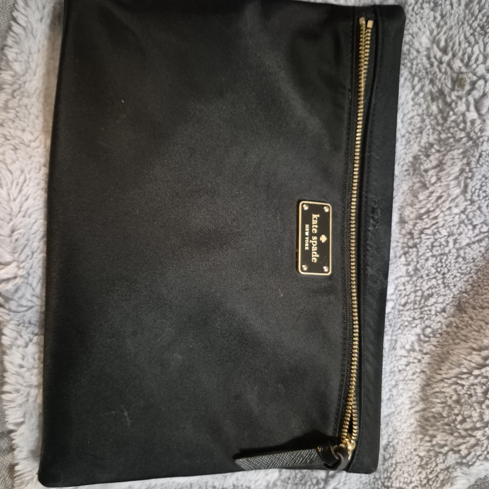 Kate Spade Large Black Nylon Pouch